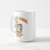 スロッパーソナライズされたトモードオン コーヒーマグカップ (正面左)