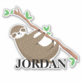 スロッパーソナライズされたト名 シール (正面)