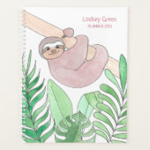 スロッパーソナライズされたト プランナー手帳 (正面)