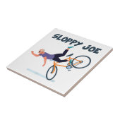 スロッピージョーおもしろいバイデン氏シャツスロッピージョーバイデン氏ファン タイル (側面)