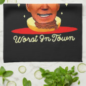 スロッピージョーバイデン氏アンチ社長 キッチンタオル (折り畳み)