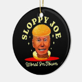 スロッピージョーバイデン氏アンチ社長 セラミックオーナメント (左)