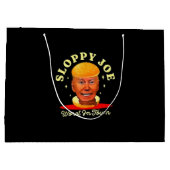 スロッピージョーバイデン氏アンチ社長 ラージペーパーバッグ (裏面)