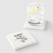 スロッピージョーランニングティーの国は乗馬のようである ストーンコースター (横)