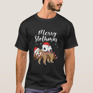 スロッメリーサムティクリスマスパジャマforスロスパンド tシャツ