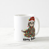 スロッメリーサムヨガスロスめい想のクリスマス コーヒーマグカップ (正面右)