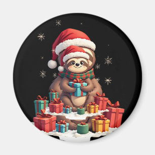 スロッメリーマスかわいいクリスマススロスサンタハットクリスマス マグネット