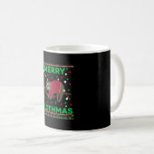 スロッメリーマススおもしろいマス醜いクリスマス コーヒーマグカップ (正面右)