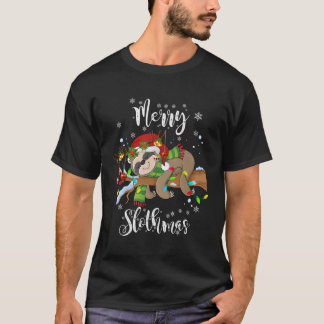 スロッメリーマスTシャツクリスマスパジャマ Tシャツ
