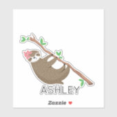 スロッモノグラムのトの女のパーソナライズされた子 シール (シート)