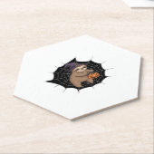 スロッ不気味スハロウィーンおもしろい – かわいいトリックまたはトリートA ペーパーコースター (アングル)