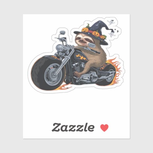 スロッ不気味トバイライドハロウィーンバイクもしくは自転車に乗る人おもしろいC シール (シート)