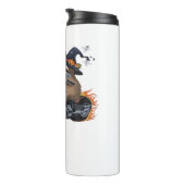 スロッ不気味トバイライドハロウィーンバイクもしくは自転車に乗る人おもしろいC タンブラー (回転右)