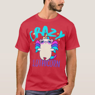 スロッ熱狂するおもしろいサイケデリックスUnicornハイブリッドミックス Tシャツ