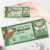 スロッ間抜けスボーイジャングルチケットパスバースデーパーティー 招待状