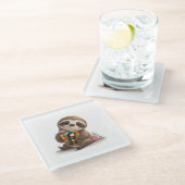 スロッ魅力的ト ガラスコースター (アングル)