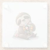 スロッ魅力的ト ガラスコースター (裏面)