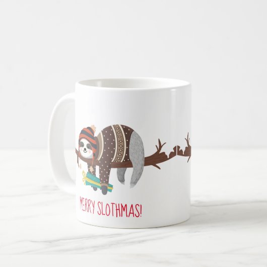 スロトマスメリークリスマススロス コーヒーマグカップ (正面左)