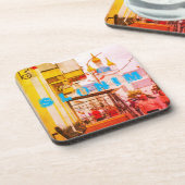 スロニムベラルーシ建築シティ通り街並 コースター (左側)