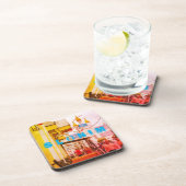 スロニムベラルーシ建築シティ通り街並 コースター (右側)