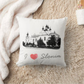 スロニム ベラルーシ 建築 教会が好き クッション (ブランケット)