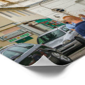 スロニム ベラルーシ 町 アーキテクチャ シナゴーグ ポスター (角)