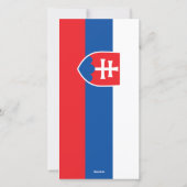 スロバキアからのハッピーホリデーズカード シーズンカード (裏面)