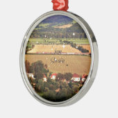 スロバキアからのメリークリスマス メタルオーナメント (左)