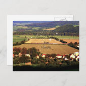 スロバキアのカスタムデザインからメリークリスマス シーズンポストカード (正面/裏面)