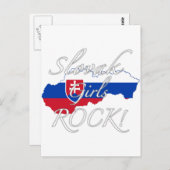 スロバキアのガールズロック! ポストカード (正面/裏面)