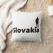 スロバキアのサッカー クッション (ブランケット)