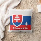 スロバキアのサッカー クッション (ブランケット)