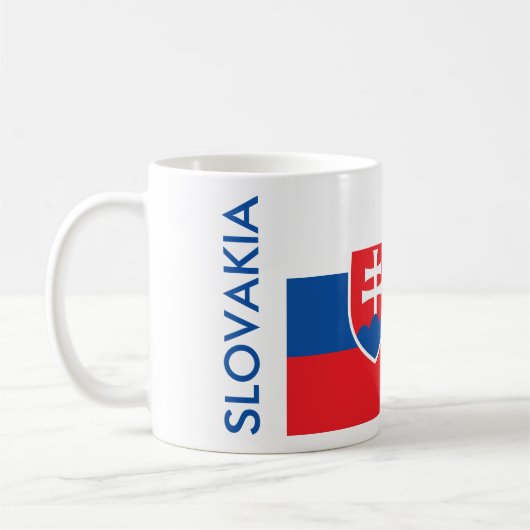 スロバキアのサッカー コーヒーマグカップ (左)
