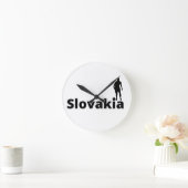 スロバキアのサッカー ラウンド壁時計 (ホーム)