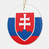 スロバキアの国章 セラミックオーナメント (左)