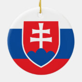 スロバキアの国章 セラミックオーナメント (裏面)