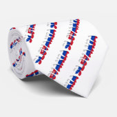 スロバキアの文字の旗 ネクタイ (ロール)