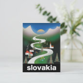 スロバキアの旅行ポスター ポストカード (スタンド正面)