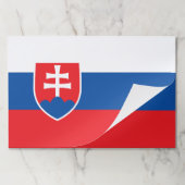 スロバキアの旗とティアウェイ紙パッド ペーパーパッド (折り畳み)