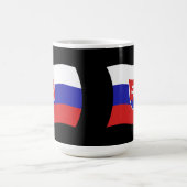 スロバキアの旗マグ コーヒーマグカップ (中央)