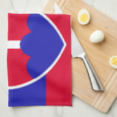 スロバキアの旗 キッチンタオル (四つ折り)