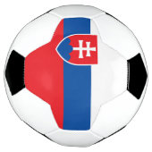 スロバキアの旗 サッカーボール (回転)