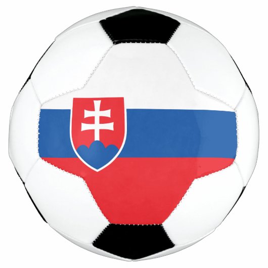 スロバキアの旗 サッカーボール (正面)