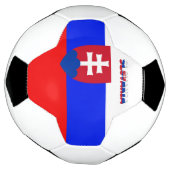 スロバキアの旗 サッカーボール (回転)