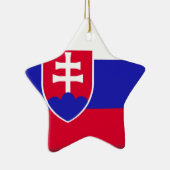 スロバキアの旗 セラミックオーナメント (右)