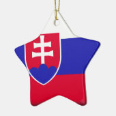 スロバキアの旗 セラミックオーナメント (左)