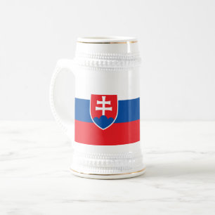 スロバキアの旗 ビールジョッキ