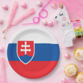 スロバキアの旗 ペーパープレート (パーティー)