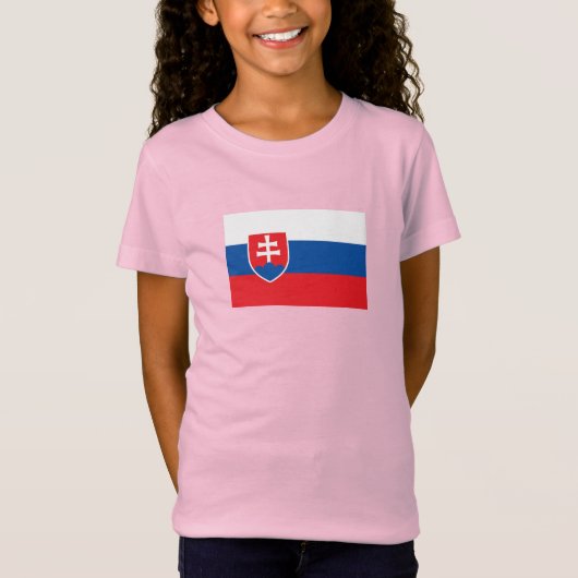 スロバキアの旗 Tシャツ (正面)