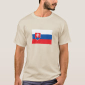 スロバキアの旗 Tシャツ (正面)